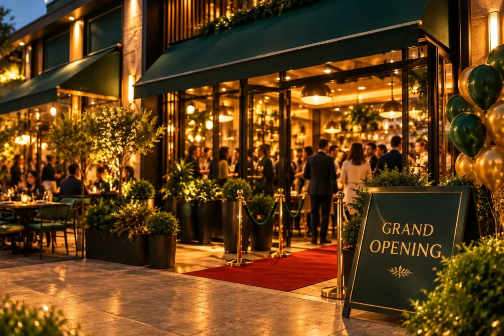 Elegant Restaurant Grand Opening