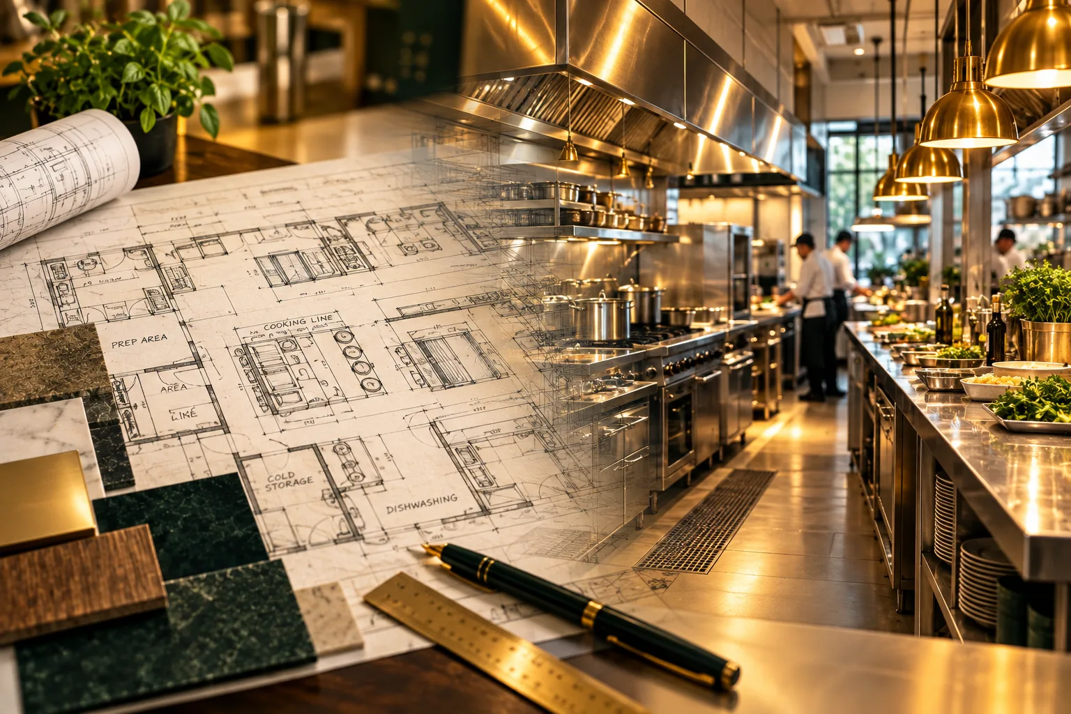 From Blueprint to Professional Kitchen